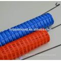 Orange plastic safety fence roll